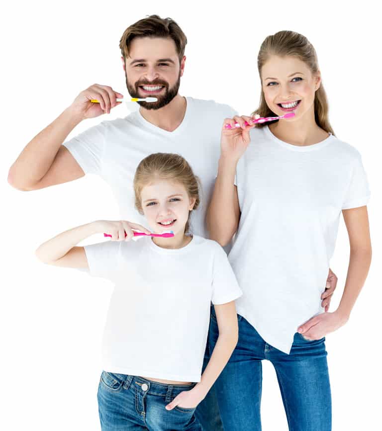 Family-Brushing-Teeth