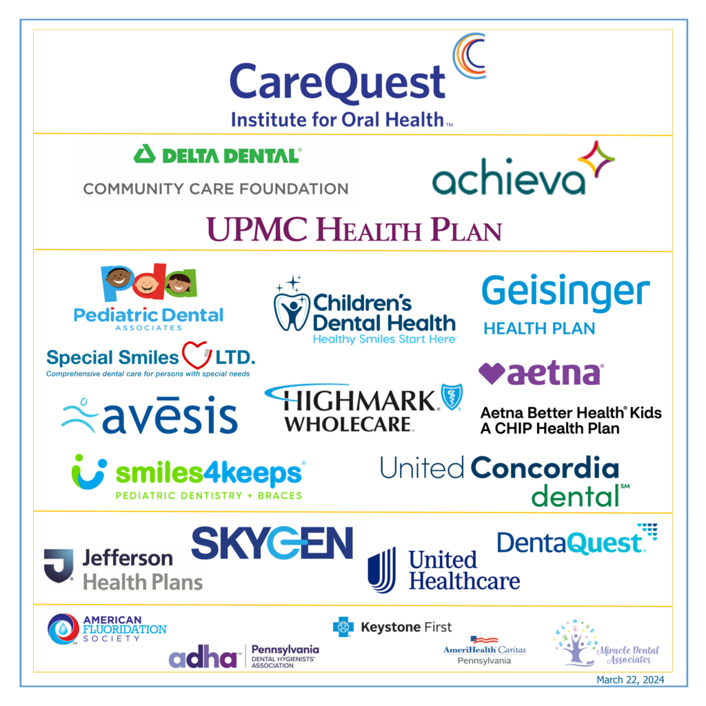 Logos of PCOH sponsors and funders.