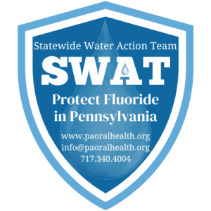 SWAT logo advocating fluoride protection in Pennsylvania