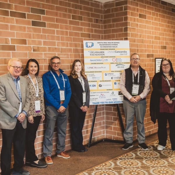 Group photo at PA Oral Health Summit event.